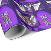 Paars omlooppapier voor olieproducten cadeaupapier (Rol Hoek)