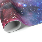 Paars omlooppapier voor ruimtevaartgalaxy cadeaupapier (Rol Hoek)