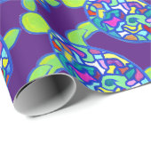 Paars omslagpapier voor schildpadden cadeaupapier (Rol Hoek)