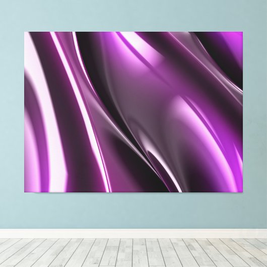 paars omwikkelde doek canvas afdruk (Insitu (Houten vloer))