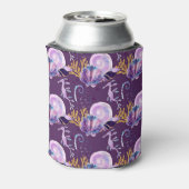 Paars onder het Zee met Glitter Blikjeskoeler (Blikje Achterkant)