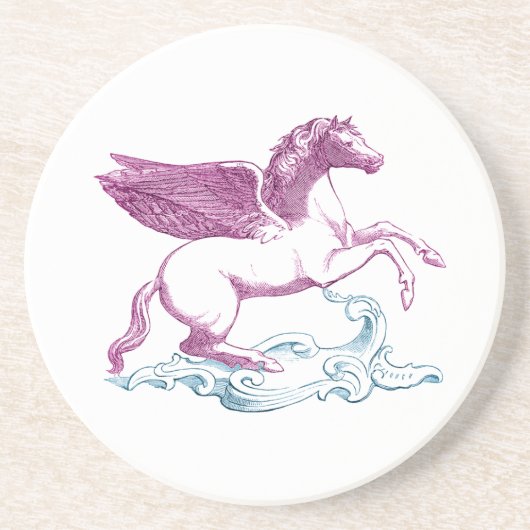 Paars Onderzetter Pegasus (Voorkant)