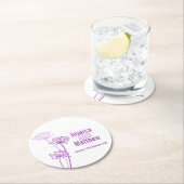 Paars onderzetters voor weddenschap, voor de verva (Insitu)