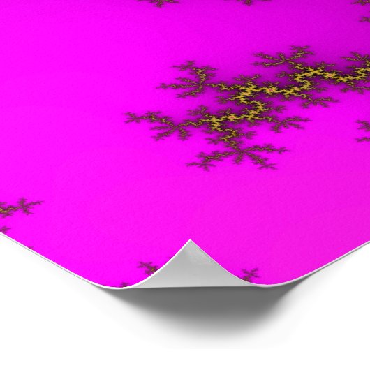 Paars onkruid (afdrukken) poster (Hoek)