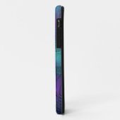 Paars ontmoet Turquoise Modern Abstract Fractal Ar Case-Mate iPhone Case (Achterkant/links)