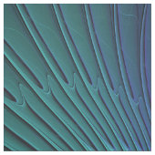 Paars ontmoet Turquoise Modern Abstract Fractal Ar Stof (Swatch)