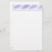 Paars ontwerp briefpapier (Voorkant / Achterkant)