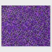 Paars ontwerp cadeaupapier (Vlak)