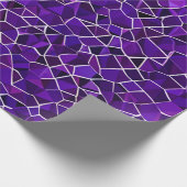 Paars ontwerp cadeaupapier (Hoek)