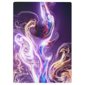 Paars ontwerp klembord (Achterkant)