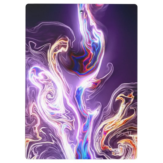 Paars ontwerp klembord (Achterkant)