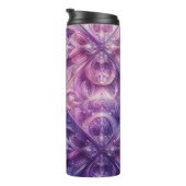 Paars ontwerp thermosbeker (Geroteerd rechts)