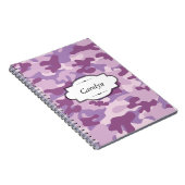Paars ontwerp van Camo Speciaal Notitieboek (Rechterzijde)