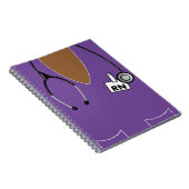 Paars ontwerp van de nieuwste laptopscrupsband notitieboek (Rechterzijde)