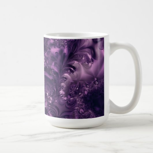 Paars ontwerp van de oogopslag koffiemok (Rechts)