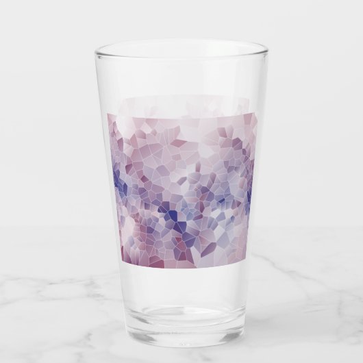 Paars ontworpen Drink glas (Achterkant)