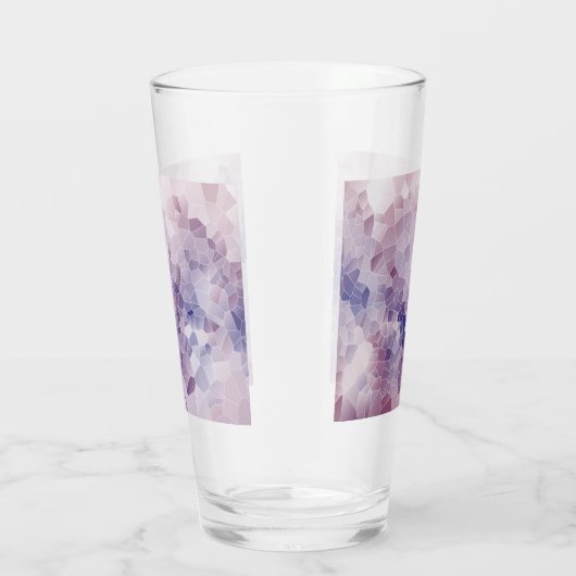 Paars ontworpen Drink glas (Rechts)