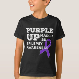 Paars Op 26 Maart Steun Epilepsiebewustzijn T-shirt