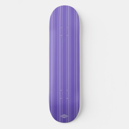 Paars op het Paars Stripe HAMbWG-skateboard Persoonlijk Skateboard (Voorkant)