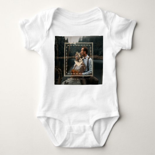 Paar's op maat gemaakt voor babykleding romper (Voorkant)