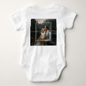 Paar's op maat gemaakt voor babykleding romper (Achterkant)