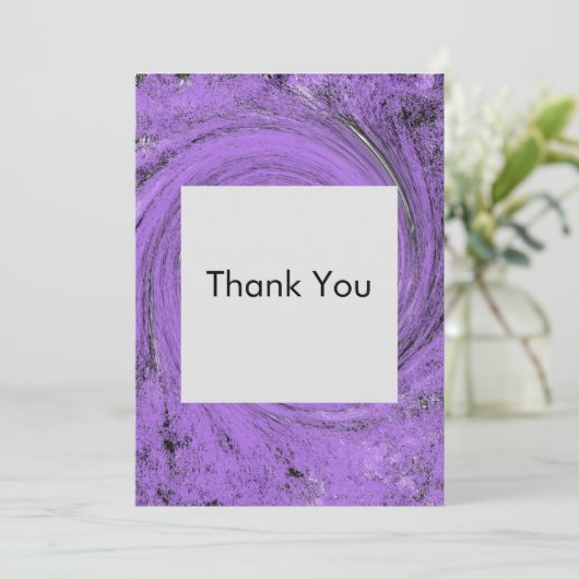 Paars op Paarse kaarten (Staand voorkant)