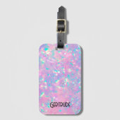 paars optisch bagagelabel (Voorkant (verticaal))