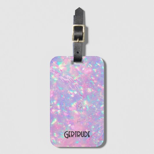 paars optisch bagagelabel (Voorkant (verticaal))