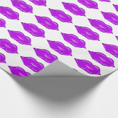 Paars opvulpapier cadeaupapier (Hoek)