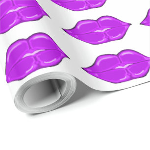 Paars opvulpapier cadeaupapier