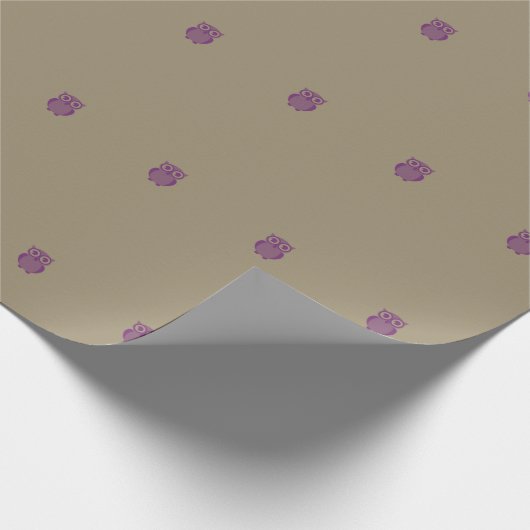 Paars opvulpapier cadeaupapier (Hoek)