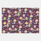 Paars opvulpapier inpakpapier vel (Voorkant 3)