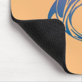 Paars Orca Whale Tattoo Muismat (Hoek)