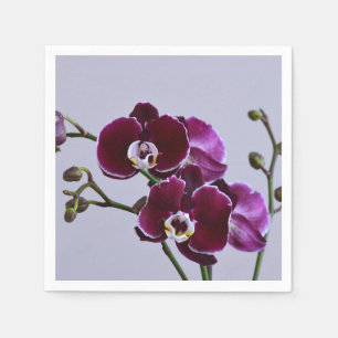 Paars Orchid Paper Napkin Servet