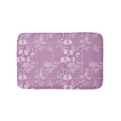 Paars Orchid Pattern Badmat (Voorkant)