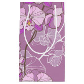 Paars Orchid Pattern Klein Cadeauzakje (Voorkant)