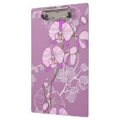 Paars Orchid Pattern Klembord (Links)