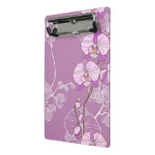 Paars Orchid Pattern Mini Klembord (Angled2)