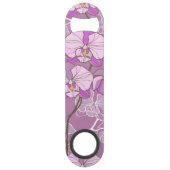 Paars Orchid Pattern Speed Flessenopener (Voorkant)