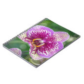 Paars orchideenotitieboekje notitieboek (Linkerzijde)