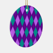 Paars Ornament Argyle (Rechts)