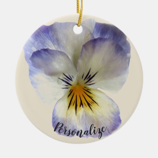 Paars Ornament Pansy (Voorkant)