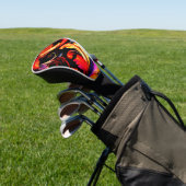 Paars oud school patroon golfheadcover (Insitu)
