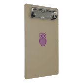 Paars-Owl Mini-klembord Mini Klembord (Schuin)