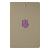 Paars-Owl Mini-klembord Mini Klembord (Achterkant)