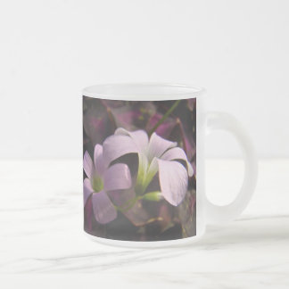 Paars Oxalis Blossom Matglas Koffiemok