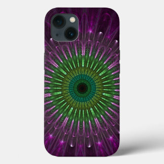 Paars Oye Fractal Case-Mate iPhone Case