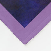 Paars pad fleece deken (Hoek)