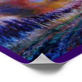 Paars pad poster (Hoek)