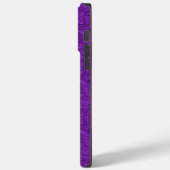 Paars Paisley Case-Mate iPhone Case (Achterkant / Links)